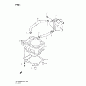 Схема узла: Цилиндр для Suzuki DR-Z400 DR-Z400SM