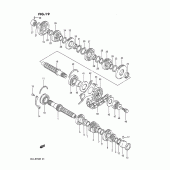 Схема узла: Трансмиссия для Suzuki GSX-R750