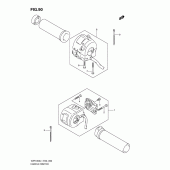 Схема вузла: Пульт управління рульовий (Vzr1800zl1 e24) для Suzuki VZR1800 Intruder M1800R/ Boulevard M109R
