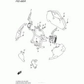 Схема вузла: Кронштейн переднього обтічника для Suzuki DL1000 V-Strom