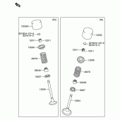 Схема узла: Клапан для Suzuki RM-Z250