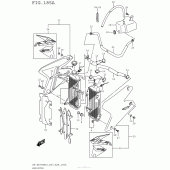 Схема вузла: Радіатор для Suzuki DR-Z400 DR-Z400SM