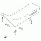 Схема узла: Сиденье (Model k1) для Suzuki DR125