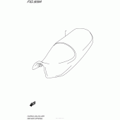 Схема вузла: Високе сидіння (Опція) для Suzuki DL650 V-Strom