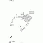 Схема вузла: Carrier (Dl1000Al5 E33) для Suzuki DL1000 V-Strom