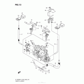 Схема вузла: Throttle Body (Vl1500Btl3 E33) для Suzuki VL1500 Boulevard C90T BOSS