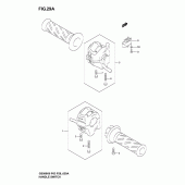 Схема вузла: Пульт керування рульовим (Model k6) для Suzuki GS500