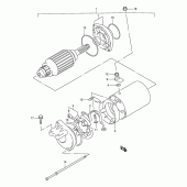 Схема вузла: Електричний стартер для Suzuki DR800