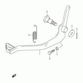 Схема вузла: Заднє гальмо для Suzuki DR-Z125 DR-Z125