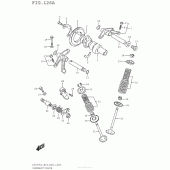 Схема вузла: Розподільний вал & Клапан для Suzuki LS650 Boulevard S40