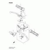 Схема узла: Ручки руля для Suzuki GSR750