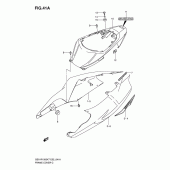 Схема вузла: Бічні панелі (Model k8) для Suzuki GSX-R1000