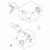 Схема вузла: Поворотники для Suzuki VL1500 Intruder C1500/Boulevard C90