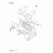 Схема вузла: Front Box (An650A L2 E28) для Suzuki AN650 Burgman (EU analogue of SkyWave)