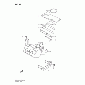 Схема вузла: Бардачок & Інструмент для Suzuki GSF650 Bandit S