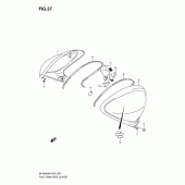 Схема узла: Накладка топливного бака (Model k9) для Suzuki SFV650 Gladius