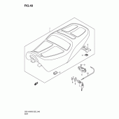 Схема узла: Сиденье для Suzuki GSX1400
