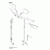 Схема узла: Руль & Тросики для Suzuki DR-Z400 DR-Z400S