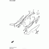 Схема вузла: Бічні панелі (Sfv650L5 E28) для Suzuki SFV650 Gladius