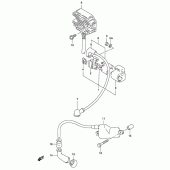 Схема вузла: Електроустаткування для Suzuki GS500