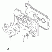 Схема узла: Клапанная крышка для Suzuki AN650 Burgman (EU analogue of SkyWave)