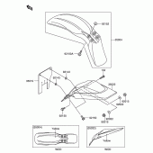 Схема вузла: Крило для Suzuki DR-Z110