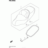 Схема вузла: Seat (An650L6 E33) для Suzuki AN650 Burgman (EU analogue of SkyWave)