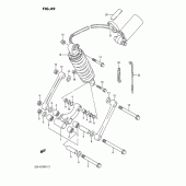 Схема вузла: Важіль прогресії для Suzuki GSX-R750