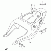 Схема вузла: Бічні панелі (Model k2) для Suzuki GSX-R750