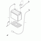 Схема вузла: Акумулятор для Suzuki GSX-R1000