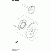 Схема узла: Привод стартера для Suzuki UH200 Burgman