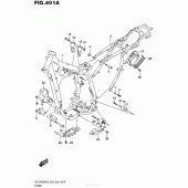 Схема узла: Рама для Suzuki DR-Z400 DR-Z400SM