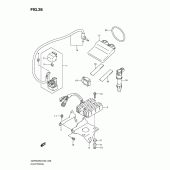 Схема вузла: Електроустаткування для Suzuki GSF650 Bandit S