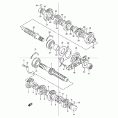 Схема узла: Трансмиссия для Suzuki GSX1200