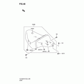 Схема вузла: Сидіння для Suzuki VZ1600 Marauder M1600