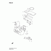 Схема узла: Бардачок & Инструмент для Suzuki GSX1250