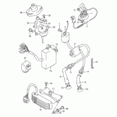 Схема вузла: Електроустаткування для Suzuki DR650 DR650RE