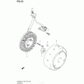 Схема узла: Статор & Ротор для Suzuki UH200 Burgman