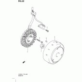 Схема узла: Статор & Ротор для Suzuki UH200 Burgman