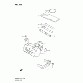 Схема вузла: Бардачок & Інструмент (Gsf650ul1 e21) для Suzuki GSF650 Bandit S