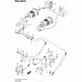 Схема вузла: Система вентиляції бензобака (Gsx-R600L6 E33) для Suzuki GSX-R600
