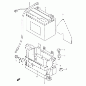 Схема вузла: Акумулятор для Suzuki DR650 DR650RE