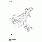 Схема вузла: Рама (Model k4/k5/k6) для Suzuki GS500