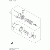 Схема узла: Стартер электрический для Suzuki DR650 DR650SE
