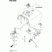 Схема вузла: Паливний бак (Vz1500L6 E28) для Suzuki VZ1500 Boulevard M90