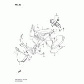 Схема узла: Приборная панель для Suzuki GSX1250