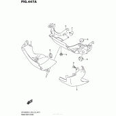 Схема вузла: Нижня накладка радіатора (Vzr1800Bzl5 E28) для Suzuki VZR1800 Boulevard M109R BOSS