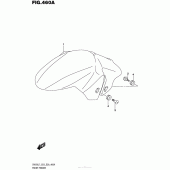 Схема вузла: Переднє крило (Sv650L7 E03) для Suzuki SV650