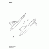 Схема вузла: Бічні панелі для Suzuki GSF1250 Bandit S