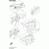 Схема вузла: Накладка паливного бака Suzuki GSX-R750